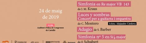24 mayo 2019:  Kraus, Montero, Barber & Schubert